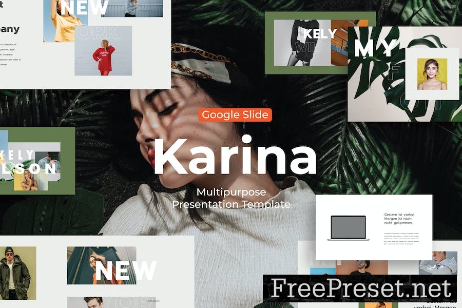 Karina - Google Slide Template 3SHYS7N