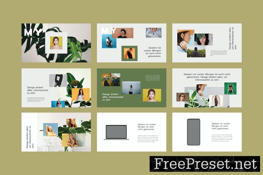 Karina - PowerPoint Template GXHM495