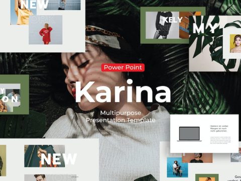 Karina - PowerPoint Template GXHM495