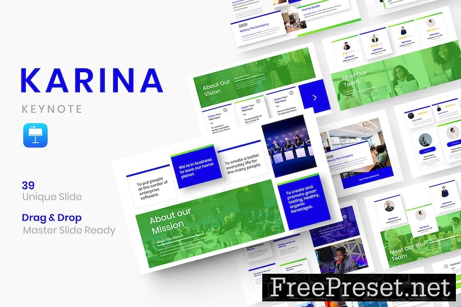 Karina – Business Keynote Template PBXYMUN