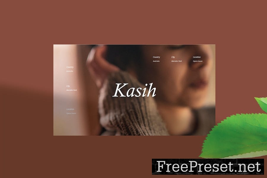 Kasih - PowerPoint Template FF4WD9T