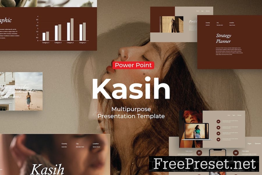 Kasih - PowerPoint Template FF4WD9T