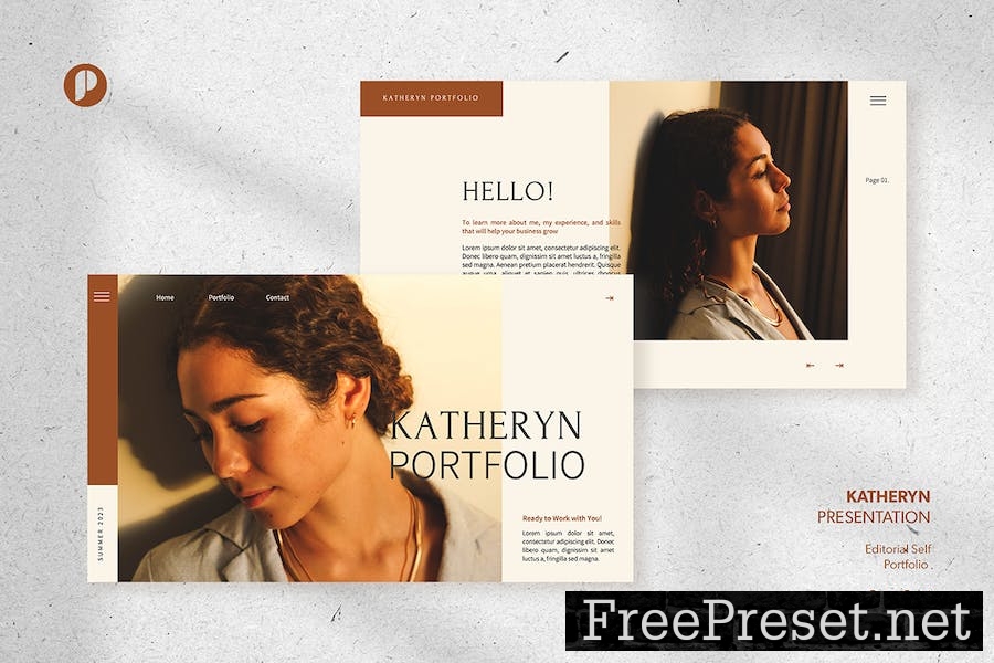 Katheryn – Editorial Self Portfolio Presentation T6RJCDF