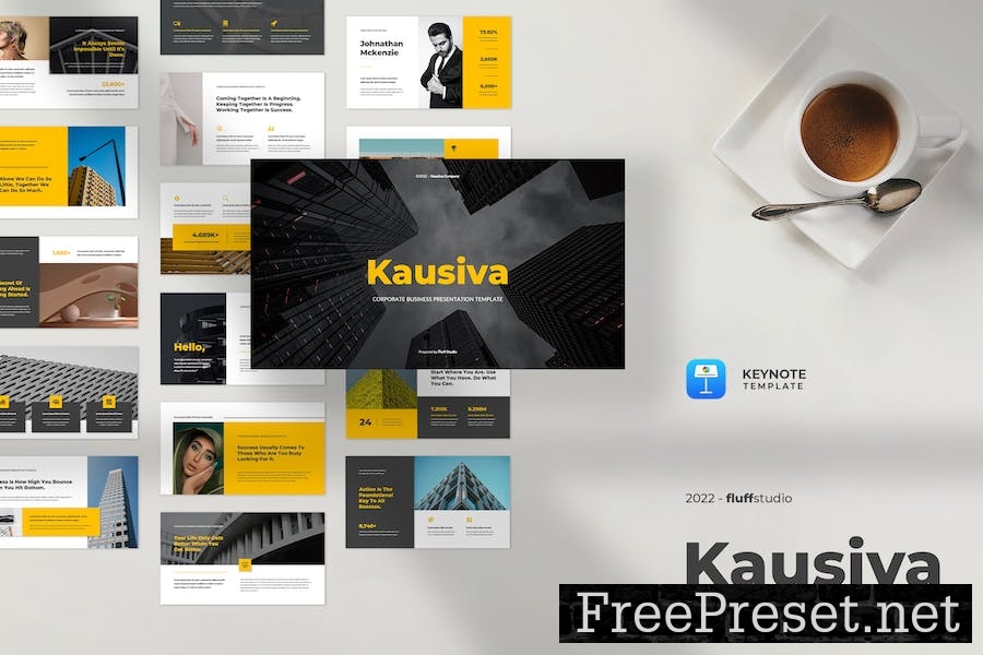 Kausiva - Business Keynote Template ZCC7VXW