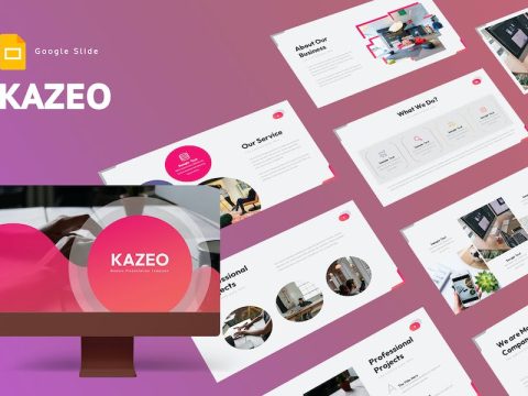 Kazeo - Google Slide Template KHSYURE