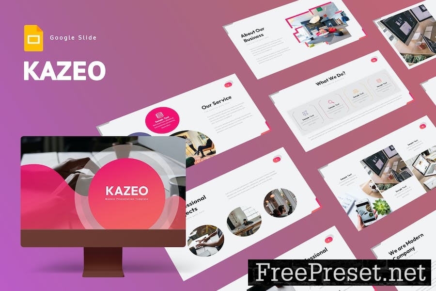 Kazeo - Google Slide Template KHSYURE