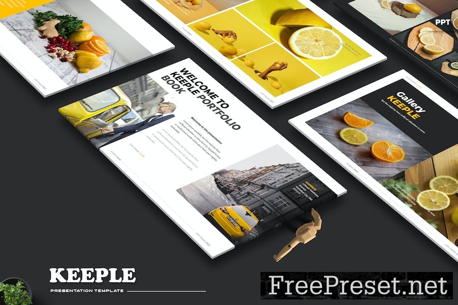 Keeple - Powerpoint Template A49SR9B