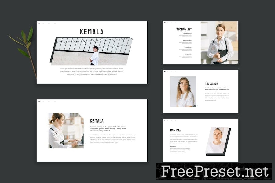 Kemala - Google Slide Template UYFFX8T