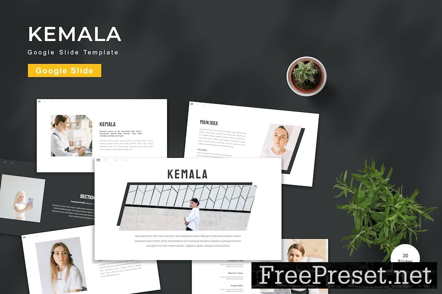 Kemala - Google Slide Template UYFFX8T