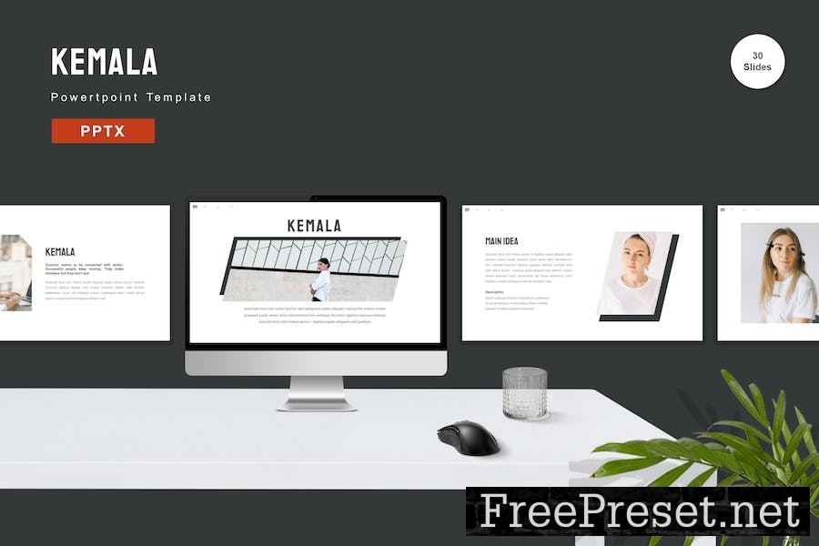 Kemala - Powerpoint Template XAK8CME