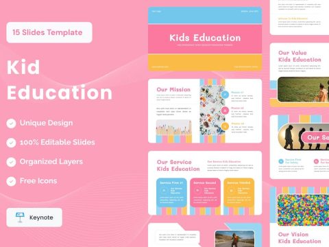 Kids Education Presentation Template - Keynote MPZ3K5E