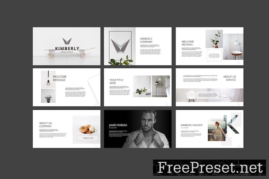 Kimberly Powerpoint Template BQEMHQA