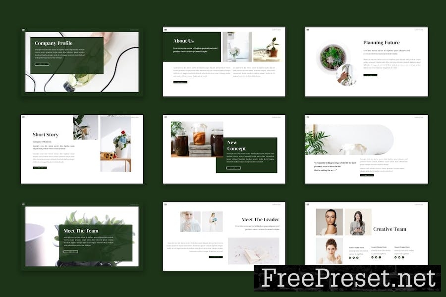 Kiyosami - Powerpoint Template HA7358W