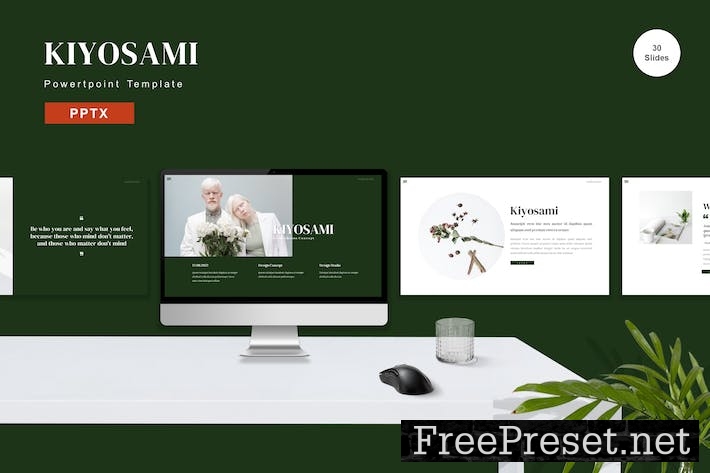 Kiyosami - Powerpoint Template HA7358W