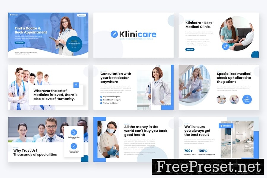 KLINICARE - Medical Clinic Care Keynote Template