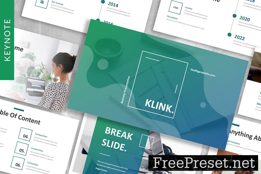 Klink - Business Keynote Template 776XHR2