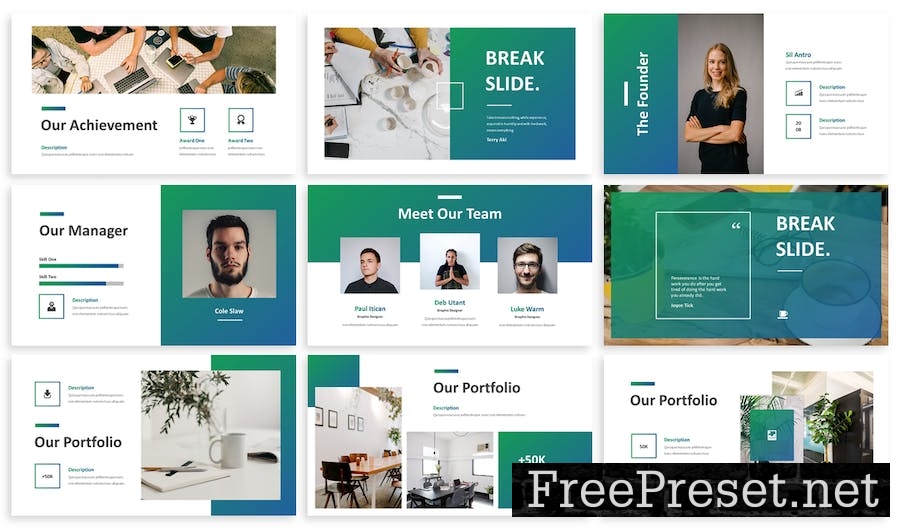 Klink - Business Powerpoint Template DYG4YLL