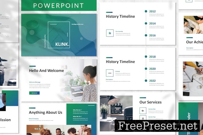 Klink - Business Powerpoint Template DYG4YLL