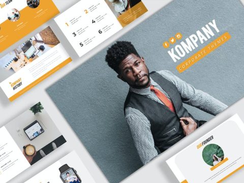 Kompany Business Google Slides RU73SVW