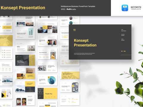 Konsept - Corporate Keynote Template A3ZNTXP