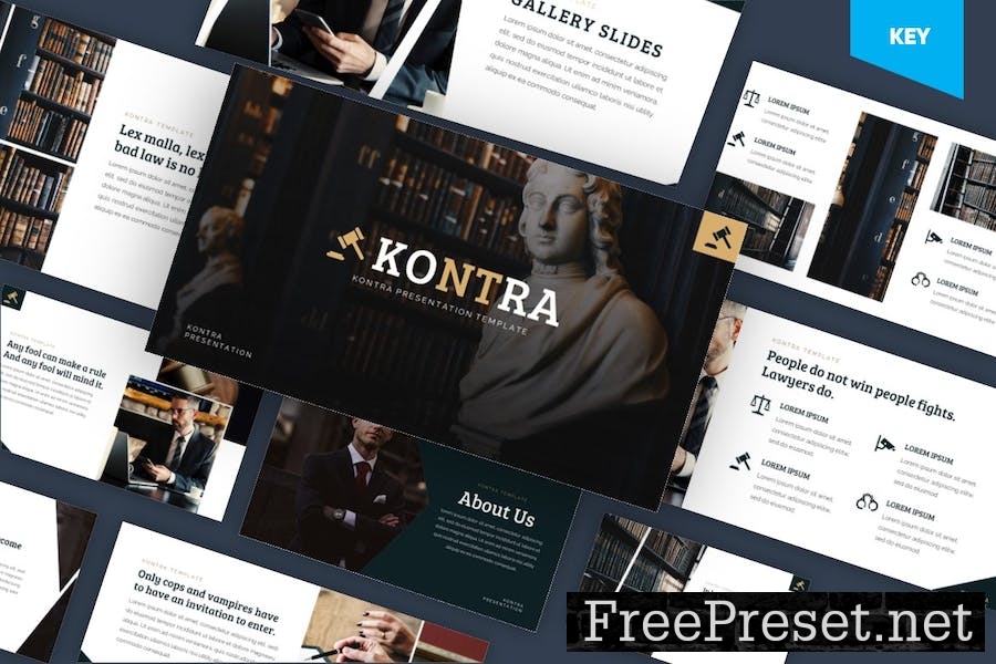 Kontra - Attourney & Lawyer Keynote Template 4JVAFCT