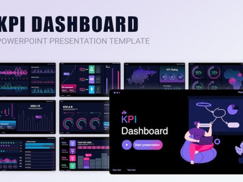 KPI Dashboard PowerPoint ZRV86WJ