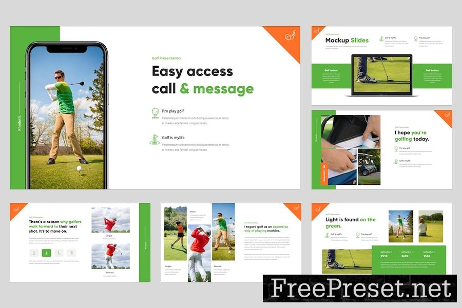 Kudhut - Golf & Multipurpose Keynote Template YJ3MHWX