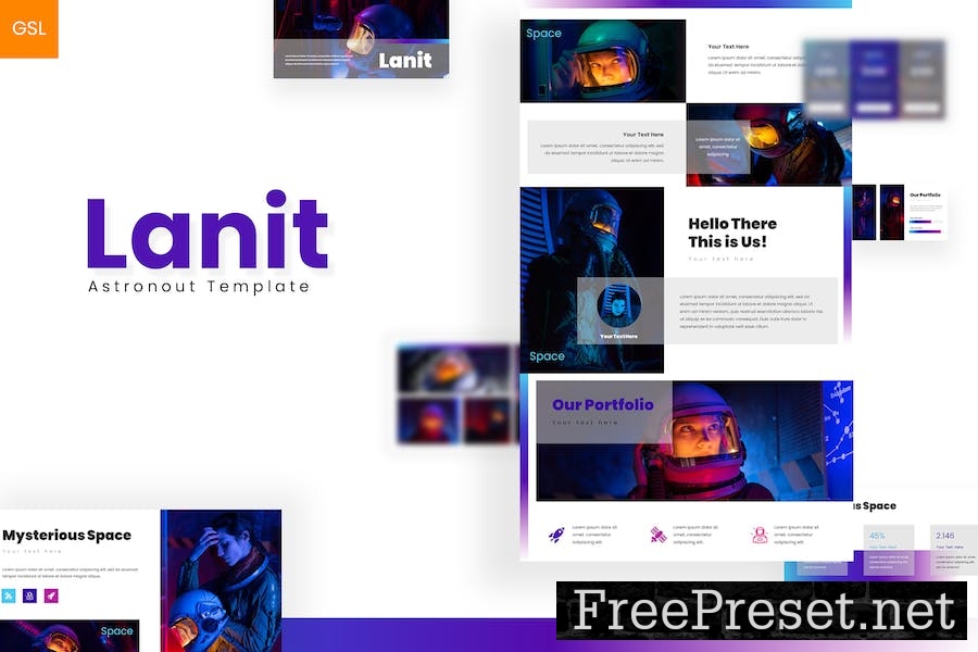 Lanit - Google Slides Template XH6XV2T