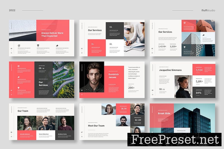 Larkien - Modern Business Keynote Template AWEEMES