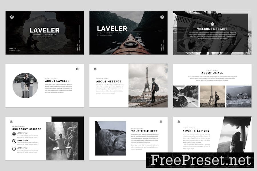 Laveler - Traveling & Adventure Keynote Template FGGWBNH