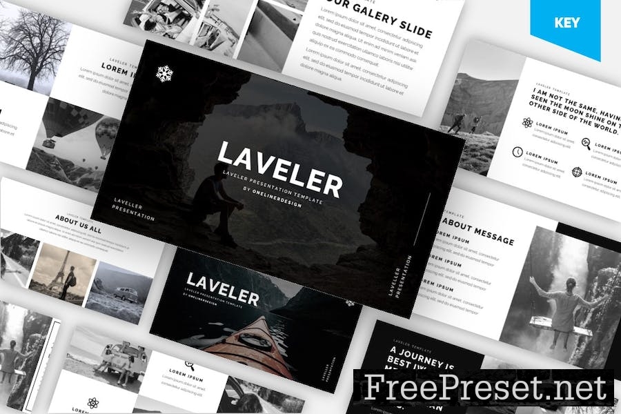 Laveler - Traveling & Adventure Keynote Template FGGWBNH