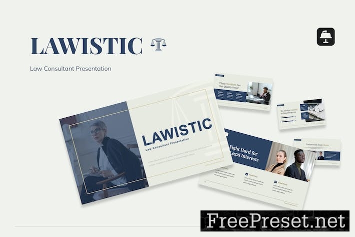 Lawistic - Law Consultant Presentation Keynote 26EHLAC