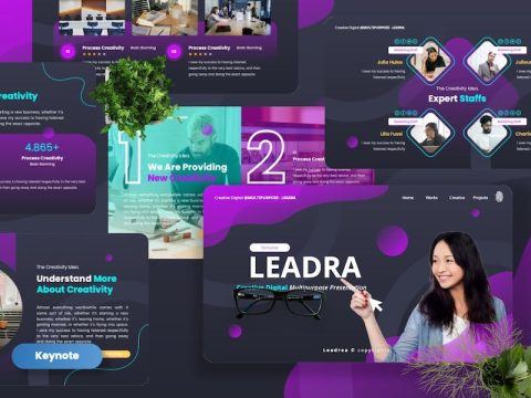 Leadra - Creative Digital Keynote Templates SAB64AA