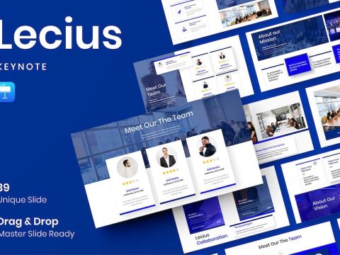 Lecius – Business Keynote Template 57YEV39