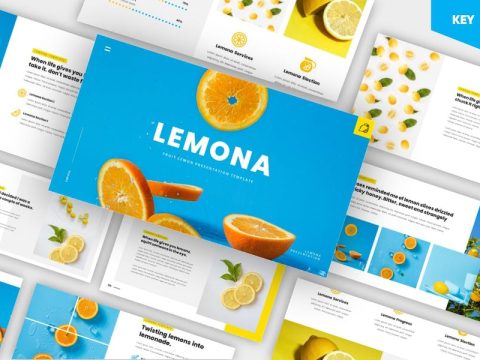 LEMONA - Fresh Fruit Keynote Template KNTEYW6