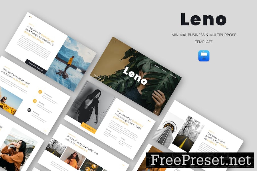 Leno - Minimal Business & Multipurpose Keynote JN2NHZG