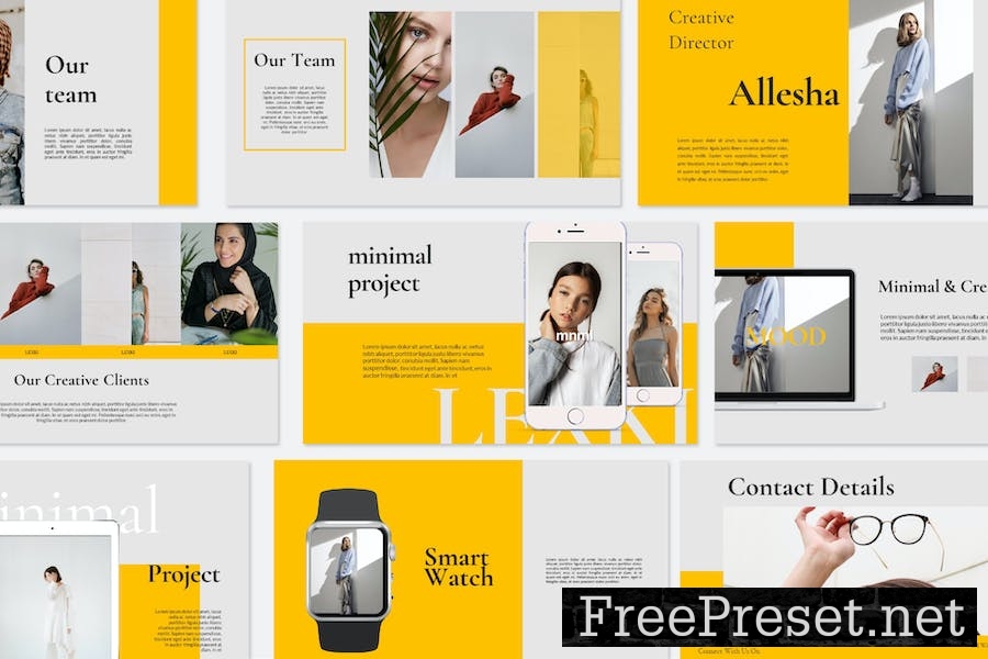 LEXKI - Fashion Google Slides Template L4S7GTZ