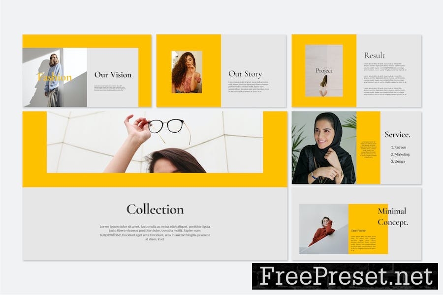 LEXKI - Fashion Google Slides Template L4S7GTZ