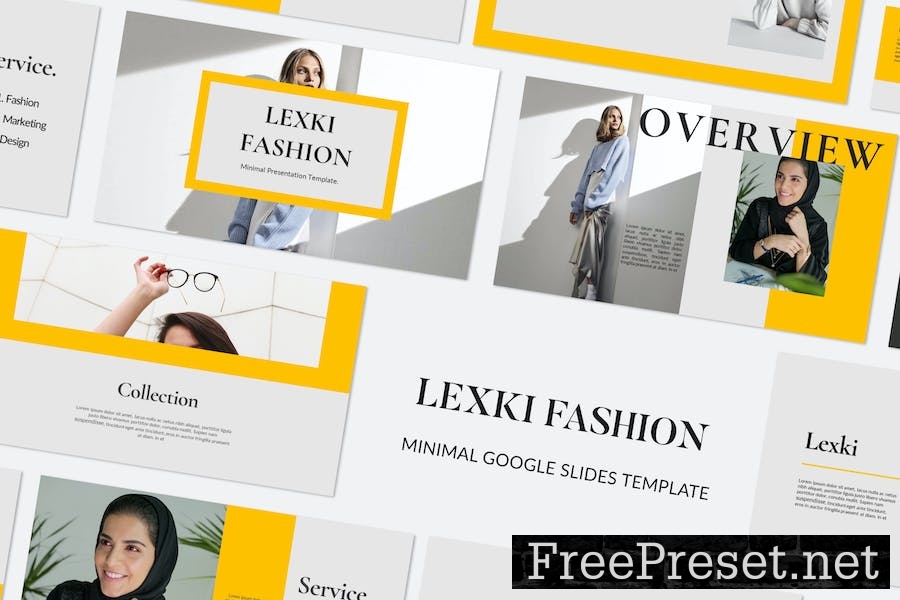 LEXKI - Fashion Google Slides Template L4S7GTZ