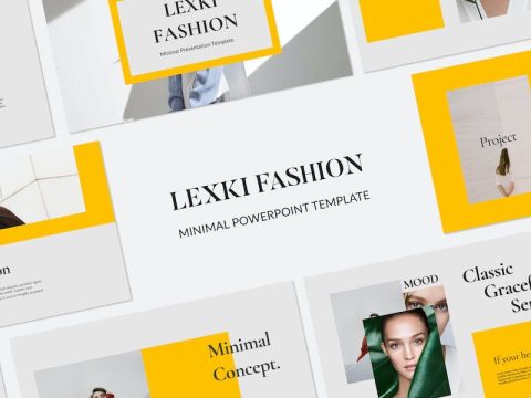 LEXKI - Fashion Powerpoint Template T5KYA2S