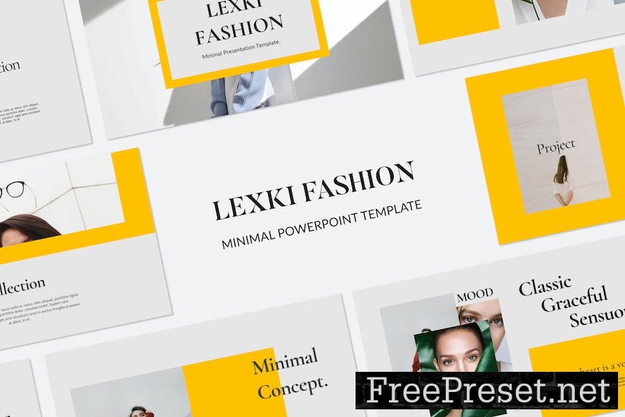 LEXKI - Fashion Powerpoint Template T5KYA2S