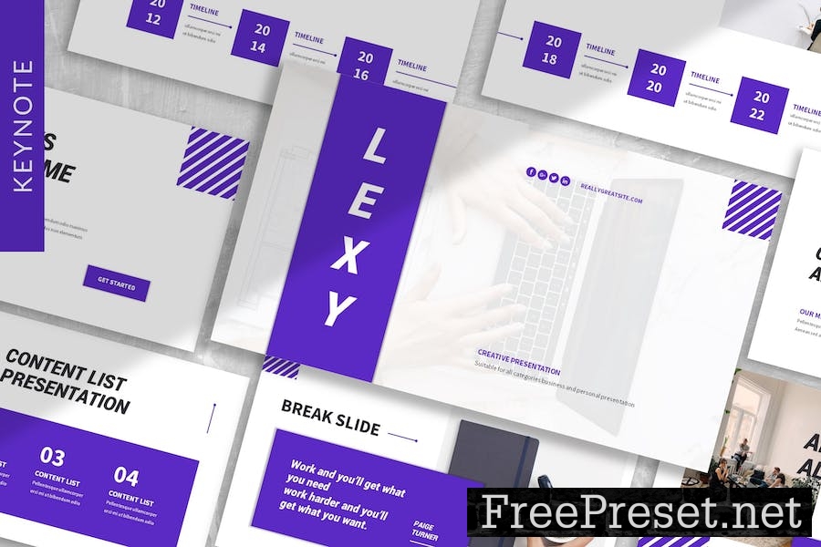 Lexy - Business Keynote Template AK5LVTW