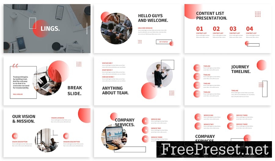 Lings - Business Keynote Template 68SSXQR