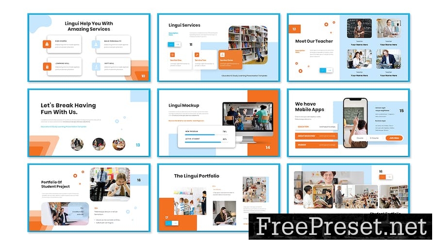 Lingui - Education Presentation Keynote Template NES4NWU