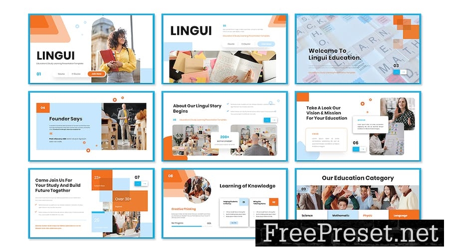 Lingui - Education Presentation Keynote Template NES4NWU