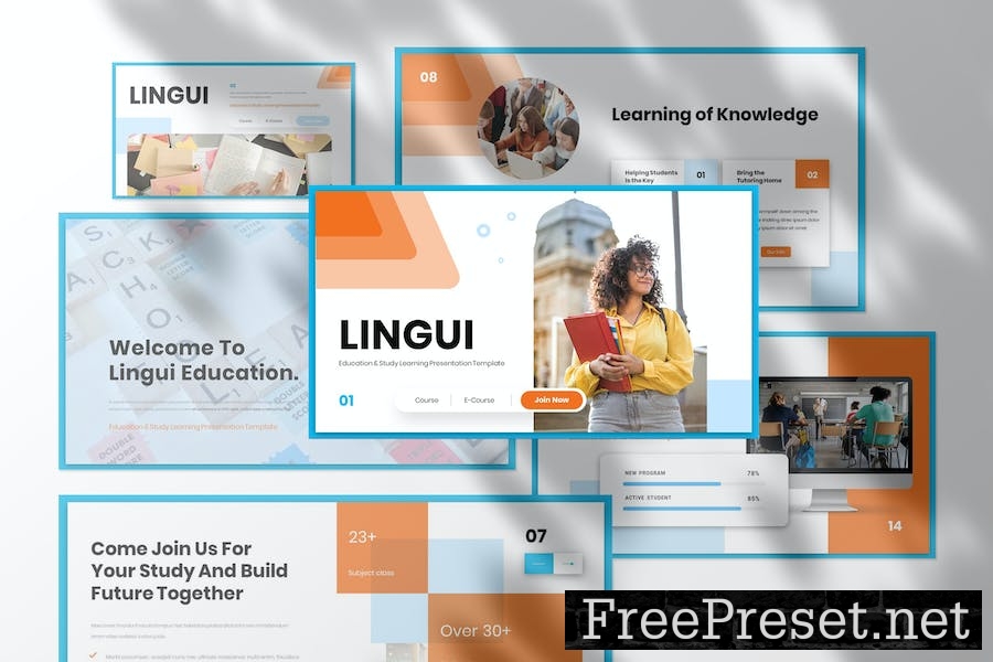 Lingui - Education Presentation Keynote Template NES4NWU