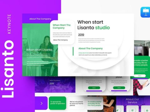 Lisanto – Business Keynote Template