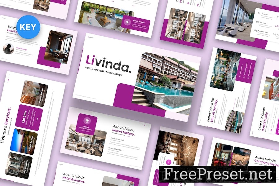 Livinda - Hotel and Resort Keynote ZVS9ENZ