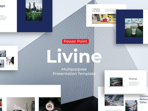 Livine - PowerPoint Template HDLRECJ