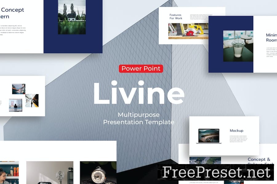 Livine - PowerPoint Template HDLRECJ